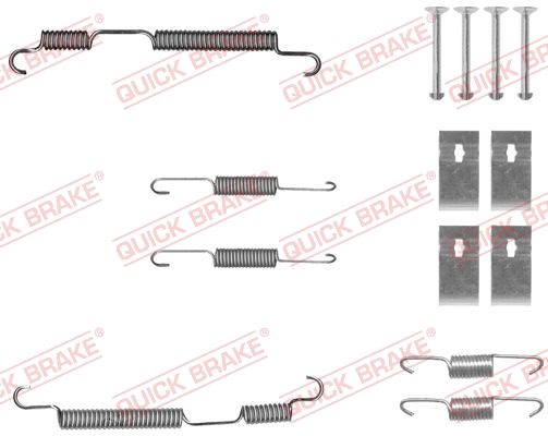 Obrázok Sada príslużenstva brzdovej čeľuste QUICK BRAKE  1050050