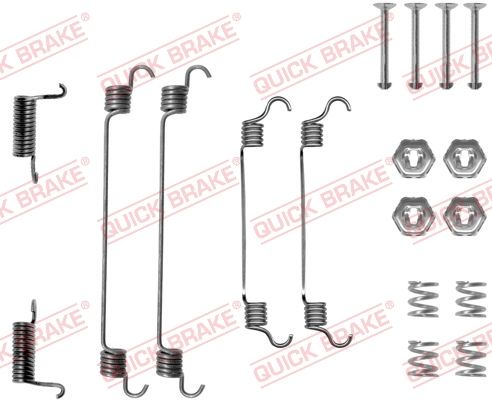 Obrázok Sada príslużenstva brzdovej čeľuste QUICK BRAKE  1050737