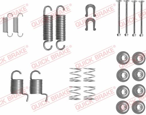 Obrázok Sada príslużenstva brzdovej čeľuste QUICK BRAKE  1050834