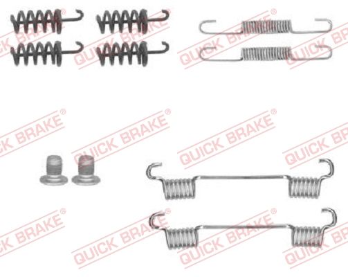 Obrázok Sada príslużenstva čeľustí parkovacej brzdy QUICK BRAKE  1050874