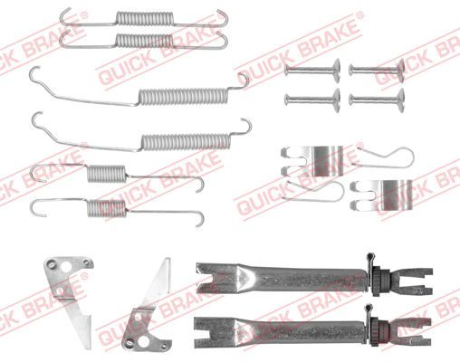 Obrázok Sada príslużenstva brzdovej čeľuste QUICK BRAKE  1050882S
