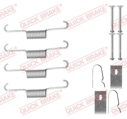 Obrázok Sada príslużenstva čeľustí parkovacej brzdy QUICK BRAKE  1050884