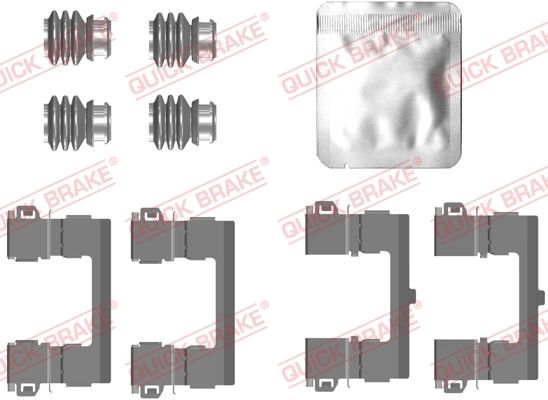 Obrázok Sada príslużenstva oblożenia kotúčovej brzdy QUICK BRAKE  1090112