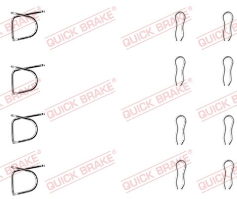 Obrázok Sada príslużenstva oblożenia kotúčovej brzdy QUICK BRAKE  1090939