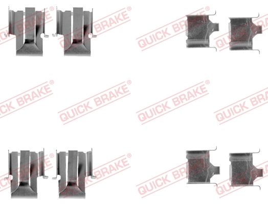 Obrázok Sada príslużenstva oblożenia kotúčovej brzdy QUICK BRAKE  1091078