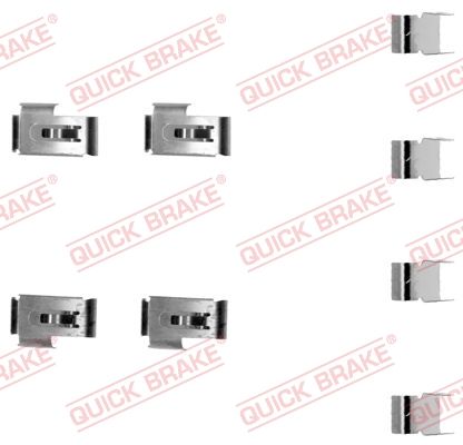 Obrázok Sada príslużenstva oblożenia kotúčovej brzdy QUICK BRAKE  1091198