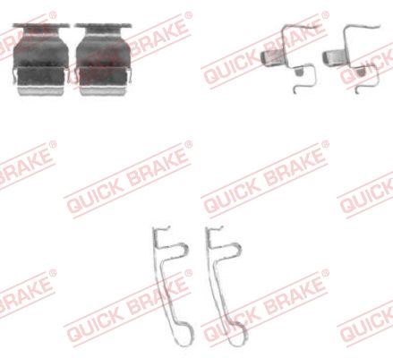 Obrázok Sada príslużenstva oblożenia kotúčovej brzdy QUICK BRAKE  1091604
