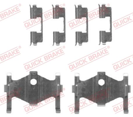 Obrázok Sada príslużenstva oblożenia kotúčovej brzdy QUICK BRAKE  1091710