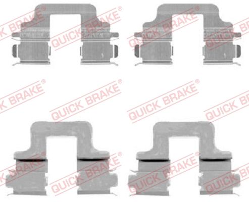 Obrázok Sada príslużenstva oblożenia kotúčovej brzdy QUICK BRAKE  1091731