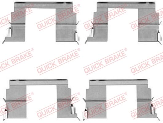 Obrázok Sada príslużenstva oblożenia kotúčovej brzdy QUICK BRAKE  1091783