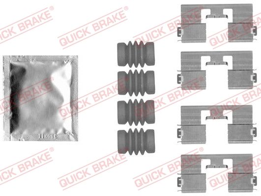 Obrázok Sada príslużenstva oblożenia kotúčovej brzdy QUICK BRAKE  1091818
