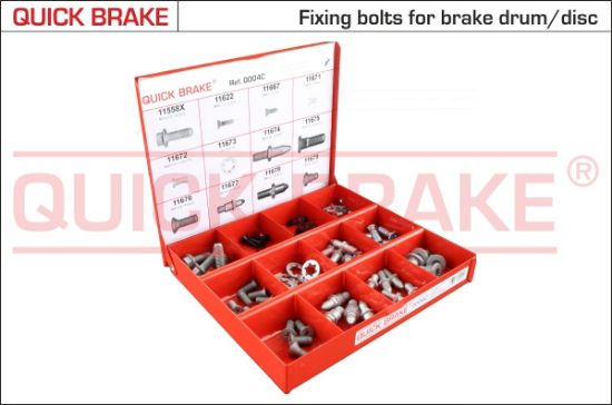 Obrázok Sortiment, skrutky QUICK BRAKE  0004C