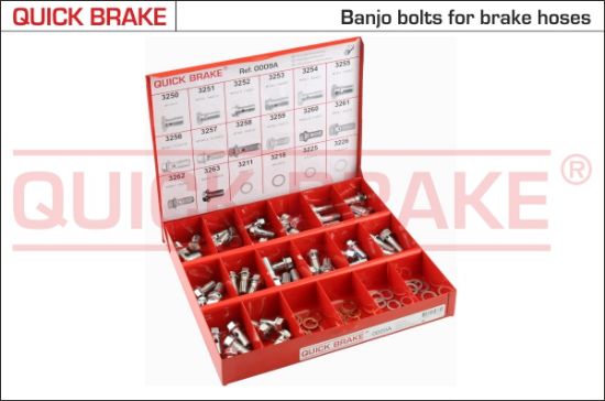 Obrázok Sortiment, skrutky QUICK BRAKE  0009A