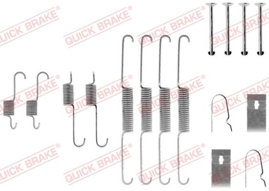 Obrázok Sada príslużenstva brzdovej čeľuste QUICK BRAKE  1050782
