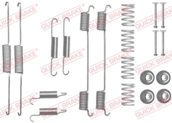 Obrázok Sada príslużenstva brzdovej čeľuste QUICK BRAKE  1050861