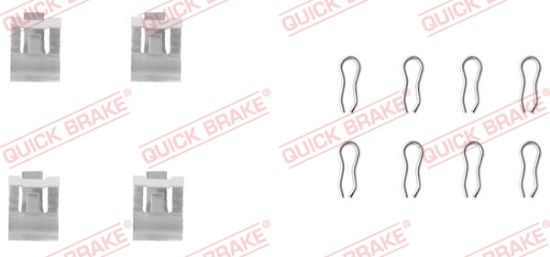 Obrázok Sada príslużenstva oblożenia kotúčovej brzdy QUICK BRAKE  1091055