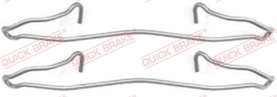 Obrázok Sada príslużenstva oblożenia kotúčovej brzdy QUICK BRAKE  1091057