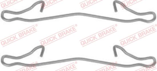Obrázok Sada príslużenstva oblożenia kotúčovej brzdy QUICK BRAKE  1091121