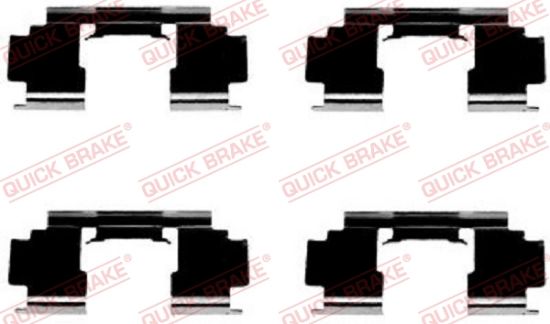 Obrázok Sada príslużenstva oblożenia kotúčovej brzdy QUICK BRAKE  1091276