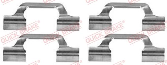 Obrázok Sada príslużenstva oblożenia kotúčovej brzdy QUICK BRAKE  1091685