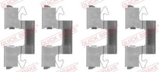 Obrázok Sada príslużenstva oblożenia kotúčovej brzdy QUICK BRAKE  1091714