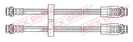 Obrázok Brzdová hadica QUICK BRAKE  22923