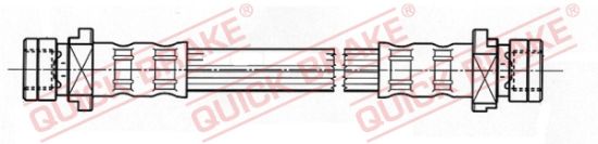 Obrázok Brzdová hadica QUICK BRAKE  27094