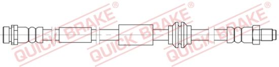 Obrázok Brzdová hadica QUICK BRAKE  32837