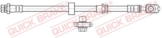 Obrázok Brzdová hadica QUICK BRAKE  50718X