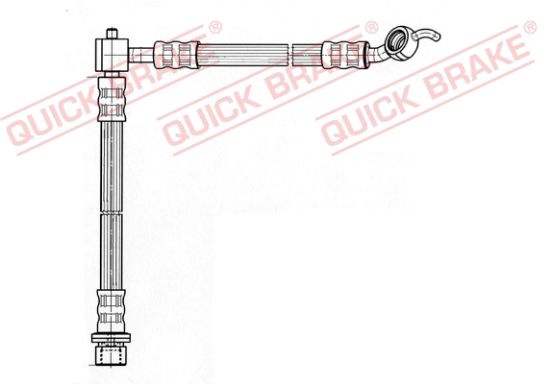 Obrázok Brzdová hadica QUICK BRAKE  50833