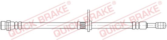 Obrázok Brzdová hadica QUICK BRAKE  58851