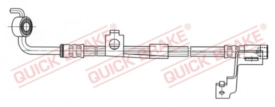 Obrázok Brzdová hadica QUICK BRAKE  58913X