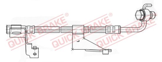 Obrázok Brzdová hadica QUICK BRAKE  58914X