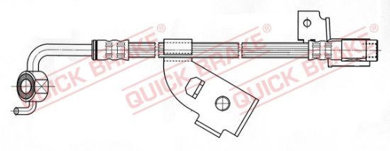 Obrázok Brzdová hadica QUICK BRAKE  58916