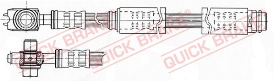 Obrázok Brzdová hadica QUICK BRAKE  58962X