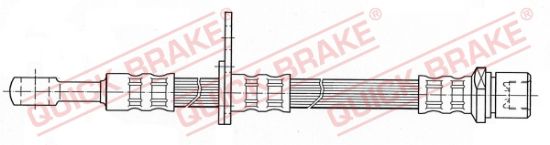 Obrázok Brzdová hadica QUICK BRAKE  58977