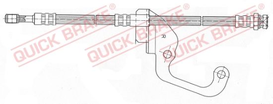 Obrázok Brzdová hadica QUICK BRAKE  59921