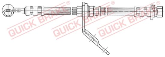 Obrázok Brzdová hadica QUICK BRAKE  59923