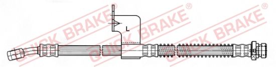 Obrázok Brzdová hadica QUICK BRAKE  59937
