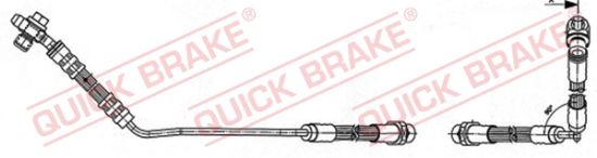 Obrázok Brzdová hadica QUICK BRAKE  59941X
