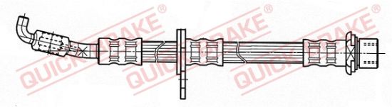 Obrázok Brzdová hadica QUICK BRAKE  59956