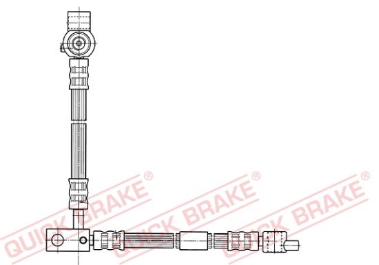 Obrázok Brzdová hadica QUICK BRAKE  59994