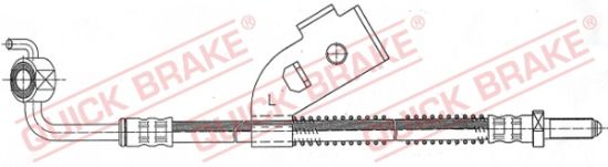 Obrázok Brzdová hadica QUICK BRAKE  70903