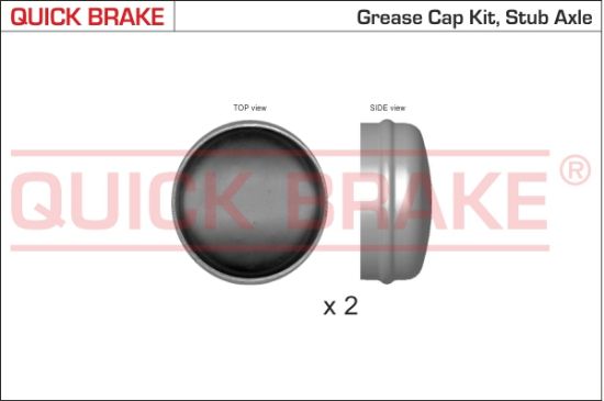 Obrázok Krytka lożiska kolesa QUICK BRAKE  9821K