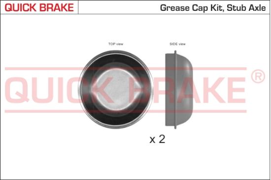 Obrázok Krytka lożiska kolesa QUICK BRAKE  9827K