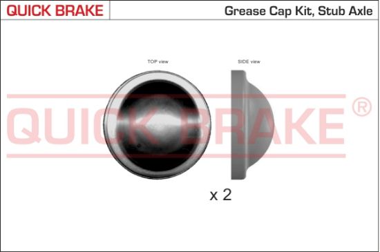 Obrázok Krytka lożiska kolesa QUICK BRAKE  9829K
