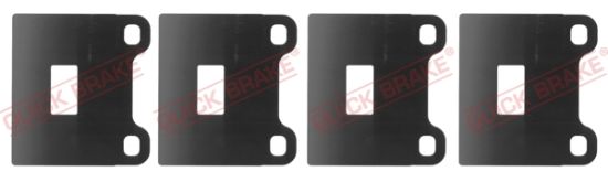 Obrázok Fólia proti pískaniu, brzdové oblożenie(nosná platňa) QUICK BRAKE  W1214