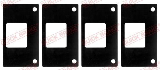 Obrázok Fólia proti pískaniu, brzdové oblożenie(nosná platňa) QUICK BRAKE  W1217