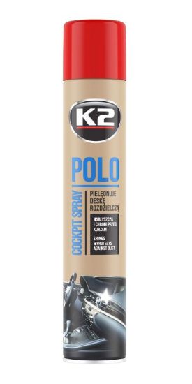 Obrázok K2 POLO COCKPIT Strawberry - čistič na palubnú dosku 750ml