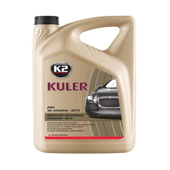 Obrázok Chladiaca kvapalina K2 Kuler G12/G12+ ČERVENÁ -35°C 5L